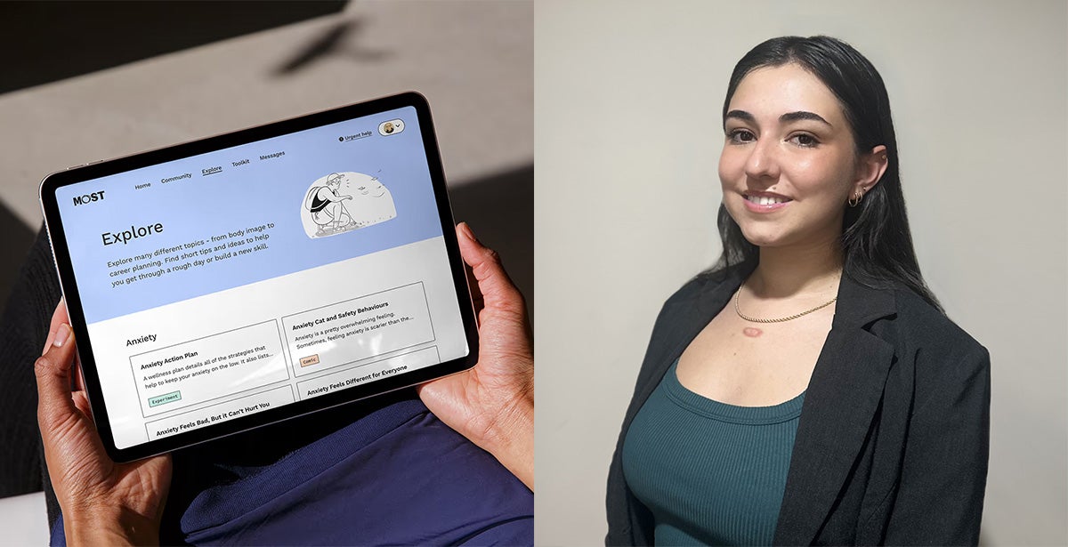 MOST Social Media Platform and Portrait of Mariah S